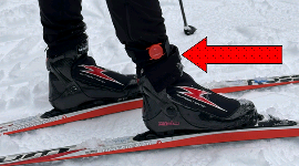 How to wear timing chip